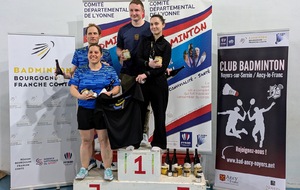 Double Mixte série D
Vainqueurs : DESCAMPS Yann / LAMBLIN Eva (SA89)
Seconds : SZROM Julien / NAULT Orianne (SA89)