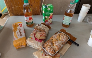Le petit déjeuner offert par le club d'Auxerre :) !