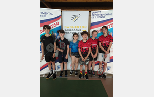 Equipe CODEP BCV et SA (Benjamins / Minimes)
POUPINET Léo
LEPETZ Renan
FAVIN Ines
MICHAU Sasha
DENIS Flona
SU Alice