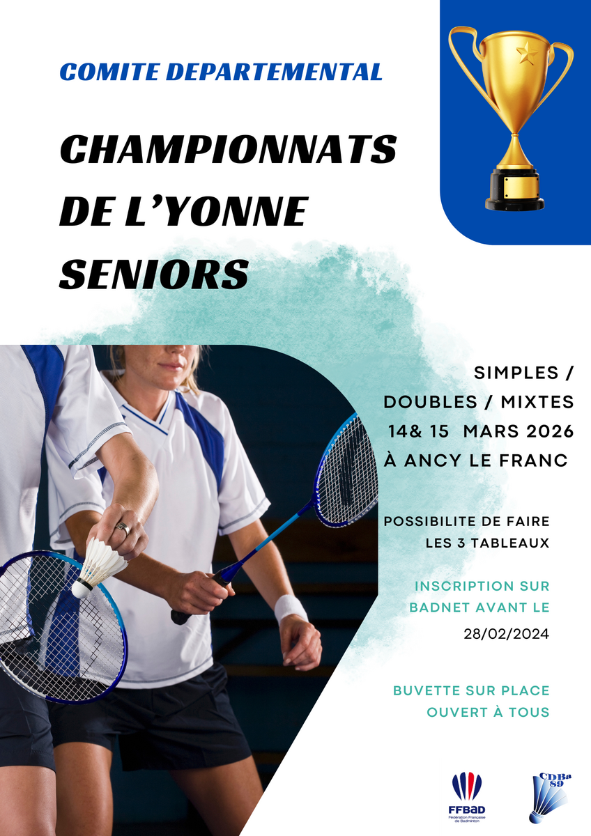 Championnat Yonne Senior 2026
