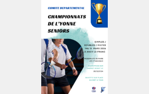 Championnat Yonne Senior 2026
