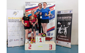 Double dame série D
Vainqueurs : CAILLEAU Morgane / RIOTTE Daisy (SA89)
Secondes : LAGIER Manon / BRIANT Lutétia (CBNA89)